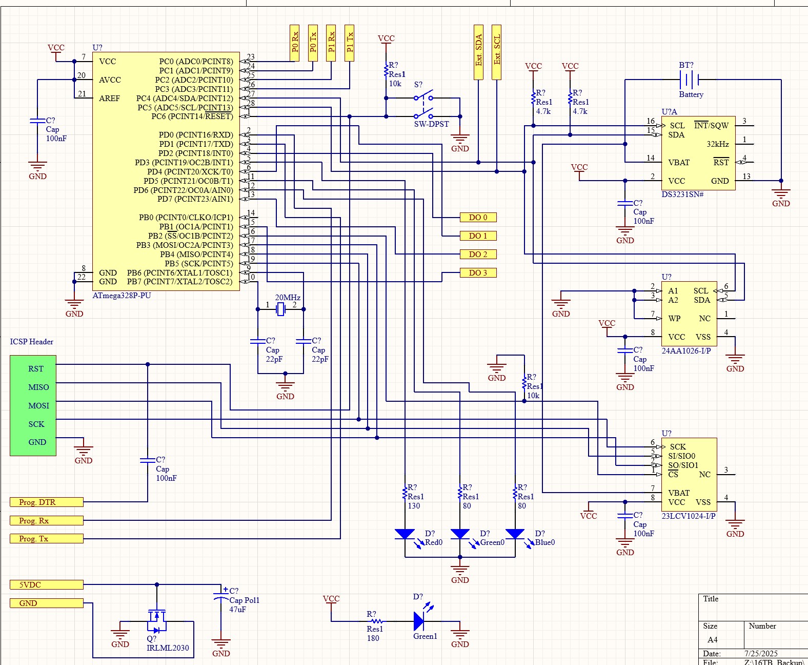 Master Controller v2 Schematic