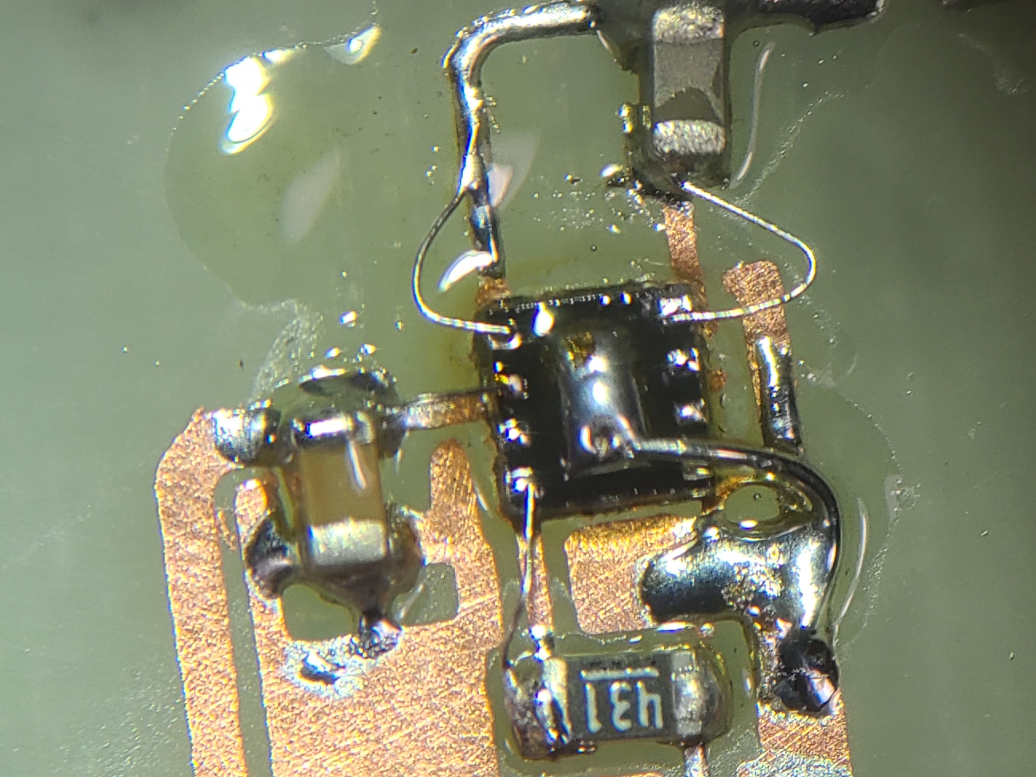 Proximity Sensor Dead Bug Construction